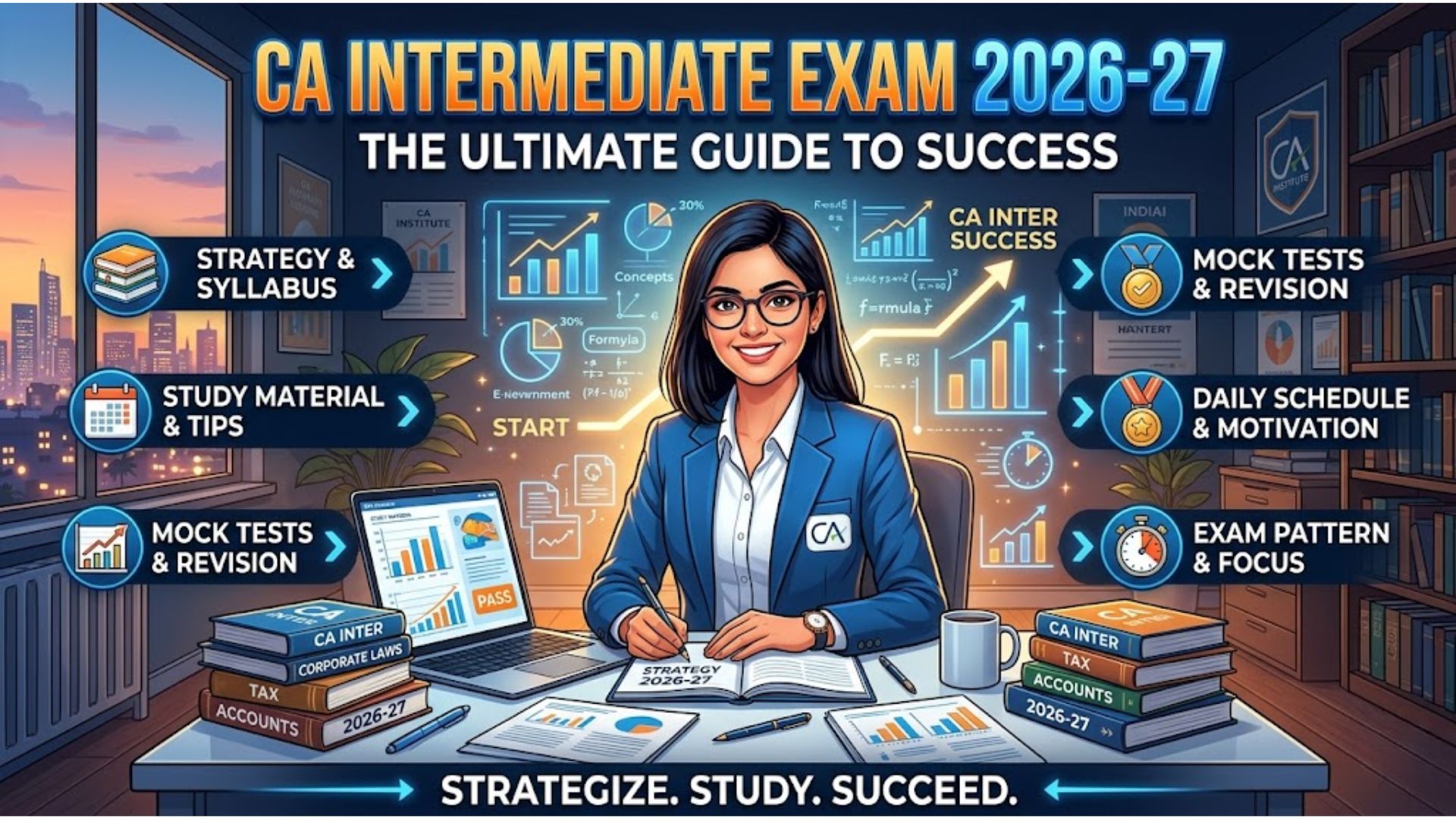 CA inter Exam 2026-27: All Details